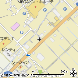 千葉県山武市成東1353-1周辺の地図