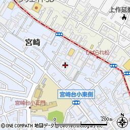 神奈川県川崎市宮前区宮崎653周辺の地図