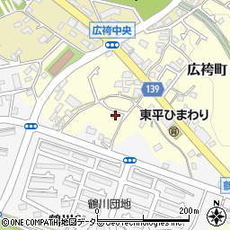 東京都町田市広袴町613周辺の地図