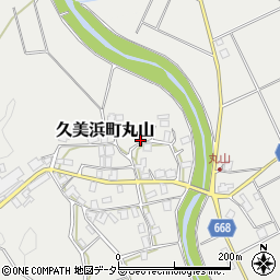 京都府京丹後市久美浜町丸山周辺の地図