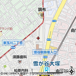 東京都大田区雪谷大塚町3-21周辺の地図