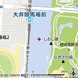 京浜運河周辺の地図
