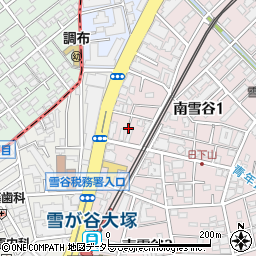 東京都大田区南雪谷1丁目4周辺の地図
