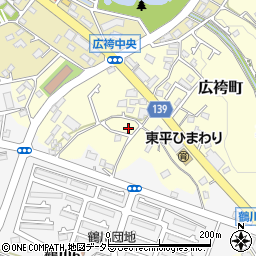 東京都町田市広袴町614周辺の地図