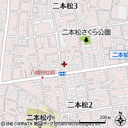 神奈川県相模原市緑区二本松3丁目16-17周辺の地図