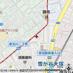 東京都大田区雪谷大塚町3周辺の地図