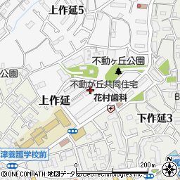 県公社不動ヶ丘第２共同住宅１０号棟周辺の地図