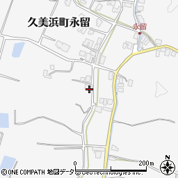 京都府京丹後市久美浜町永留880-1周辺の地図