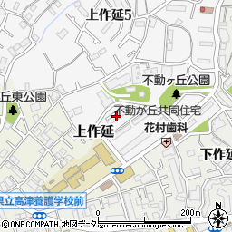 県公社不動ヶ丘第２共同住宅１２号棟周辺の地図