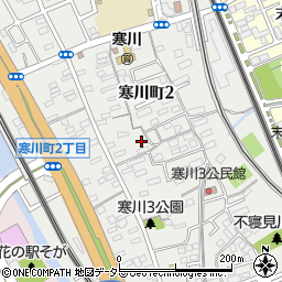 千葉県千葉市中央区寒川町3丁目182周辺の地図