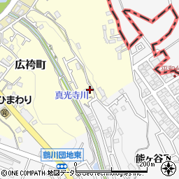 東京都町田市広袴町102周辺の地図