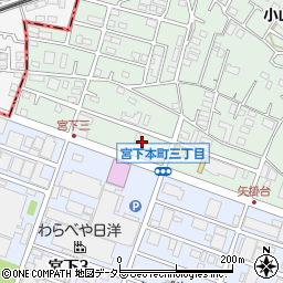 神奈川県相模原市中央区宮下本町3丁目39-24周辺の地図