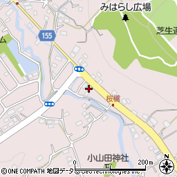 東京都町田市下小山田町166周辺の地図