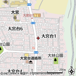 大宮台動物病院周辺の地図