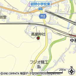 高巌神社周辺の地図