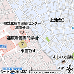 東京都大田区上池台3丁目40-12周辺の地図