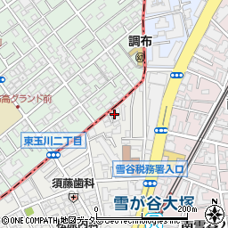 東京都大田区雪谷大塚町3-11周辺の地図