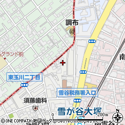 東京都大田区雪谷大塚町3-13周辺の地図