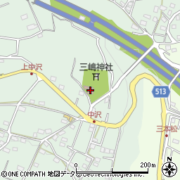 中沢自治会館周辺の地図