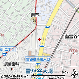 東京都大田区雪谷大塚町1-7周辺の地図