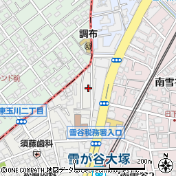 東京都大田区雪谷大塚町2-5周辺の地図