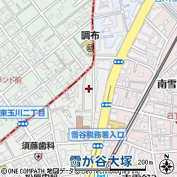 東京都大田区雪谷大塚町2周辺の地図