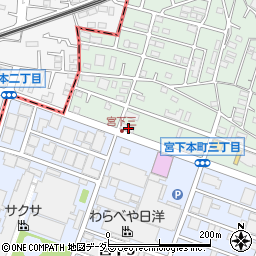 神奈川県相模原市中央区宮下本町3丁目39-14周辺の地図
