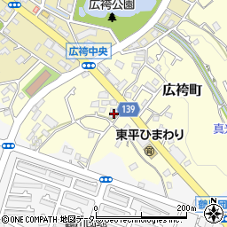 東京都町田市広袴町602周辺の地図