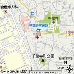 千葉寺周辺の地図