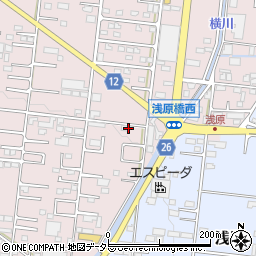 山梨県南アルプス市藤田2576周辺の地図