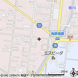 山梨県南アルプス市藤田2545-2周辺の地図