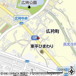 東京都町田市広袴町562周辺の地図