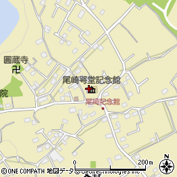 尾崎咢堂記念館周辺の地図