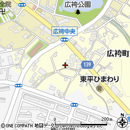 東京都町田市広袴町605周辺の地図
