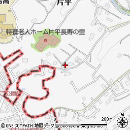 神奈川県川崎市麻生区片平1852-1周辺の地図