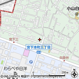 神奈川県相模原市中央区宮下本町3丁目36-2-2周辺の地図