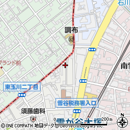 東京都大田区雪谷大塚町3-17周辺の地図