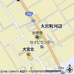 妙泰寺周辺の地図