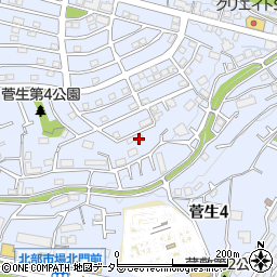 ハイム菅生周辺の地図