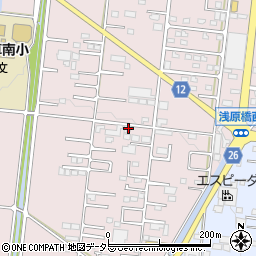 山梨県南アルプス市藤田2532-2周辺の地図