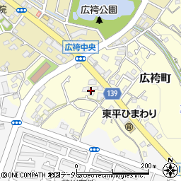 東京都町田市広袴町604周辺の地図