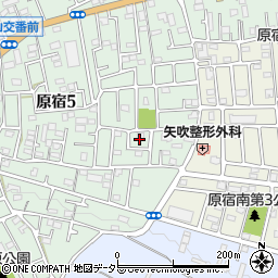 神奈川県相模原市緑区原宿5丁目13周辺の地図