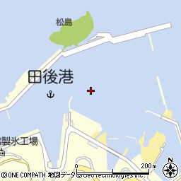 田後港周辺の地図