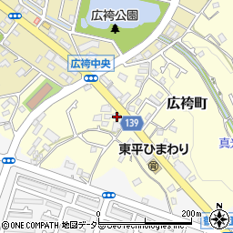 東京都町田市広袴町601周辺の地図