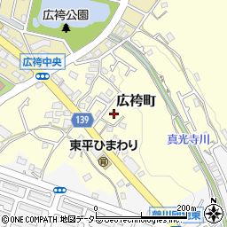 東京都町田市広袴町538周辺の地図