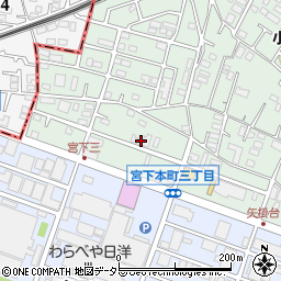 神奈川県相模原市中央区宮下本町3丁目36-6周辺の地図