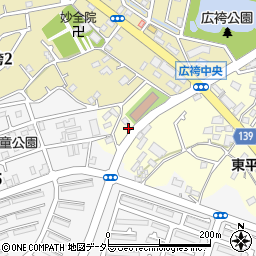 東京都町田市広袴町669周辺の地図