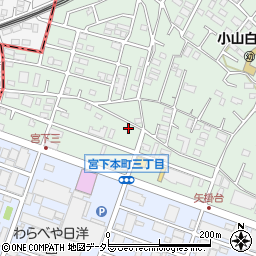 神奈川県相模原市中央区宮下本町3丁目36-30周辺の地図