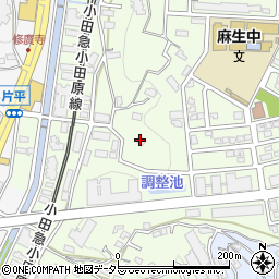 神奈川県川崎市麻生区上麻生4丁目54-22周辺の地図