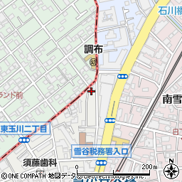 東京都大田区雪谷大塚町2-17周辺の地図